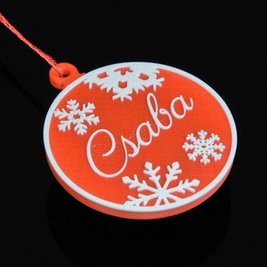 Auróra, névre szóló karácsonyfadísz - Stílus 4 - karácsony - karácsonyi lakásdekoráció - karácsonyfadíszek - Meska.hu