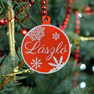 Auróra, névre szóló karácsonyfadísz - Stílus 5, Karácsony, Karácsonyi lakásdekoráció, Karácsonyfadíszek, Mindenmás, MESKA