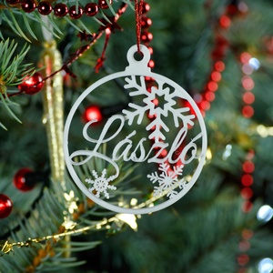 Nordic, névre szóló karácsonyfadísz - Stílus 1, Karácsony, Karácsonyi lakásdekoráció, Karácsonyfadíszek, Mindenmás, MESKA