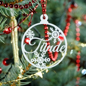 Nordic, névre szóló karácsonyfadísz - Stílus 2, Karácsony, Karácsonyi lakásdekoráció, Karácsonyfadíszek, Mindenmás, MESKA