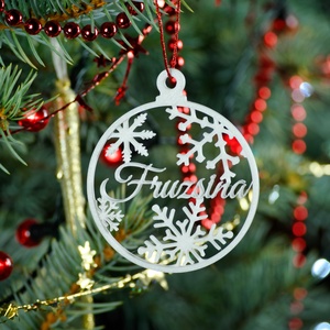 Nordic, névre szóló karácsonyfadísz - Stílus 3, Karácsony, Karácsonyi lakásdekoráció, Karácsonyfadíszek, Mindenmás, MESKA