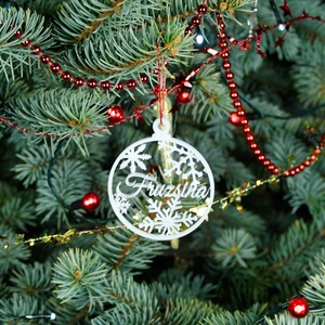 Nordic, névre szóló karácsonyfadísz - Stílus 3 - karácsony - karácsonyi lakásdekoráció - karácsonyfadíszek - Meska.hu