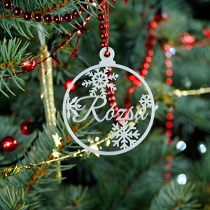 Nordic, névre szóló karácsonyfadísz - Stílus 5, Karácsony, Karácsonyi lakásdekoráció, Karácsonyfadíszek, Mindenmás, MESKA