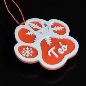 Tappancs, névre szóló kutyás karácsonyfadísz - Stílus 6 - karácsony - karácsonyi lakásdekoráció - karácsonyfadíszek - Meska.hu