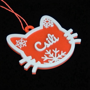 Téli Dorombolás, névre szóló cicás karácsonyfadísz - Stílus 2 - karácsony - karácsonyi lakásdekoráció - karácsonyfadíszek - Meska.hu