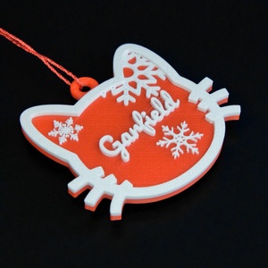 Téli Dorombolás, névre szóló cicás karácsonyfadísz - Stílus 3 - karácsony - karácsonyi lakásdekoráció - karácsonyfadíszek - Meska.hu