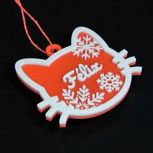 Téli Dorombolás, névre szóló cicás karácsonyfadísz - Stílus 4 - karácsony - karácsonyi lakásdekoráció - karácsonyfadíszek - Meska.hu