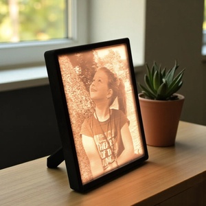 Emlékfény  Portré litofán kép kerettel (3:4) - otthon & életmód - lámpa - hangulatlámpa - Meska.hu