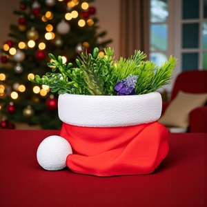 A mikulás sapkája - snacktál - karácsony - mikulás - mikulás beltéri dekoráció - Meska.hu