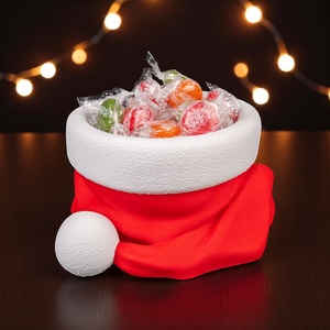 A mikulás sapkája - snacktál, Karácsony, Mikulás, Mikulás beltéri dekoráció, Mindenmás, MESKA