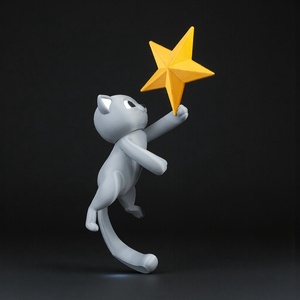 Karácsonyi cicás csúcstámadás - karácsony - mikulás - mikulás beltéri dekoráció - Meska.hu