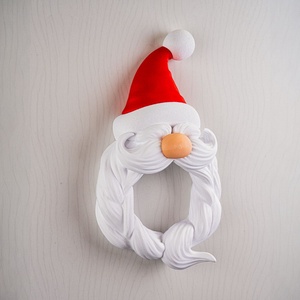 Mikulás ajtódísz - karácsony - mikulás - mikulás beltéri dekoráció - Meska.hu