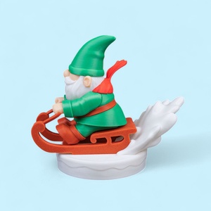 Szánkózó Manó - karácsony - karácsonyi lakásdekoráció - karácsonyi manók, figurák - Meska.hu