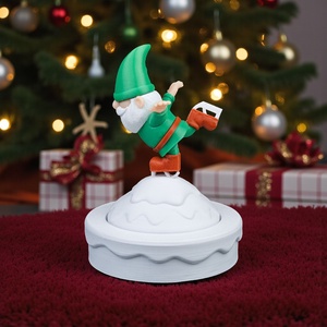 Korcsolyázó Manó, Karácsony, Karácsonyi lakásdekoráció, Karácsonyi manók, figurák, Mindenmás, MESKA