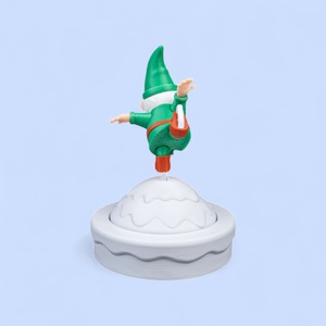 Korcsolyázó Manó - karácsony - karácsonyi lakásdekoráció - karácsonyi manók, figurák - Meska.hu