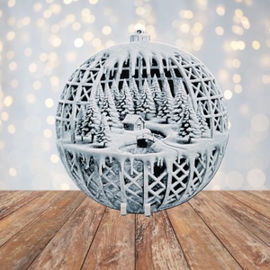 Tél a Fenyves Mélyén  Hueforge karácsonyfadísz, Karácsony, Karácsonyi lakásdekoráció, Karácsonyfadíszek, Mindenmás, MESKA