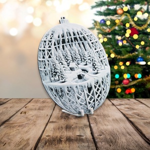 Tél a Fenyves Mélyén  Hueforge karácsonyfadísz - karácsony - karácsonyi lakásdekoráció - karácsonyfadíszek - Meska.hu