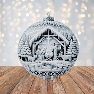 A Szent Éjszaka  Hueforge karácsonyfadísz, Karácsony, Karácsonyi lakásdekoráció, Karácsonyfadíszek, Mindenmás, MESKA