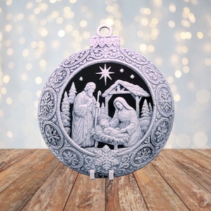 A Kezdet Fénye  Hueforge karácsonyfadísz, Karácsony, Karácsonyi lakásdekoráció, Karácsonyfadíszek, Mindenmás, MESKA