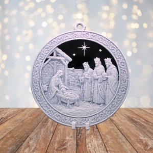 A Három Király Ajándéka  Hueforge karácsonyfadísz, Karácsony, Karácsonyi lakásdekoráció, Karácsonyfadíszek, Mindenmás, MESKA