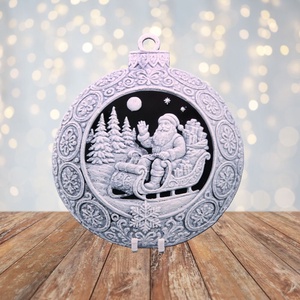 Télapó Útra Készül  Hueforge karácsonyfadísz, Karácsony, Karácsonyi lakásdekoráció, Karácsonyfadíszek, Mindenmás, MESKA