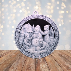 Hóemberépítők  Hueforge karácsonyfadísz, Karácsony, Karácsonyi lakásdekoráció, Karácsonyfadíszek, Mindenmás, MESKA