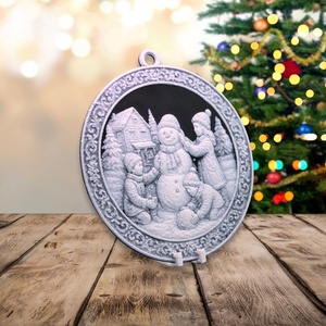 Hóemberépítők  Hueforge karácsonyfadísz - karácsony - karácsonyi lakásdekoráció - karácsonyfadíszek - Meska.hu