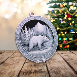 A Havas Vándor  Hueforge karácsonyfadísz - karácsony - karácsonyi lakásdekoráció - karácsonyfadíszek - Meska.hu