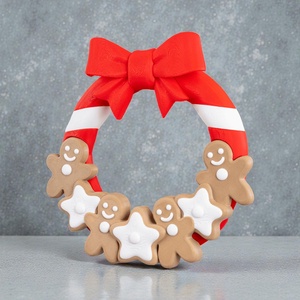 Mézeskalács Karácsonyi Ajtódísz - karácsony - karácsonyi lakásdekoráció - karácsonyi ajtódíszek - Meska.hu