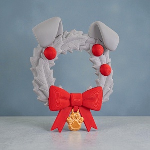 Kutyás Karácsonyi Ajtódísz - karácsony - karácsonyi lakásdekoráció - karácsonyi ajtódíszek - Meska.hu