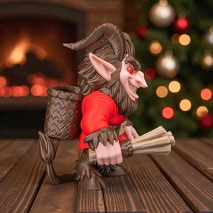 Krampusz Karácsonyi Figura  Rossz Gyerekeknek - karácsony - karácsonyi lakásdekoráció - karácsonyi manók, figurák - Meska.hu