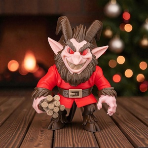 Krampusz Karácsonyi Figura  Rossz Gyerekeknek - karácsony - karácsonyi lakásdekoráció - karácsonyi manók, figurák - Meska.hu
