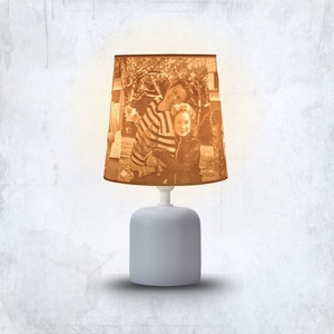 Daphni egyedi fényképes lámpa - Klasszikus, Otthon & Életmód, Lámpa, Asztali lámpa, Mindenmás, MESKA