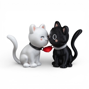 Szívhez Szóló Mágneses Cica Szerelmespár, Otthon & Életmód, Dekoráció, Dísztárgy, Mindenmás, MESKA