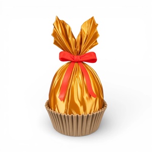 Aranyfényű Nyuszi Ajándékdoboz � Elegáns Húsvéti Meglepetés Tároló, Ünnepi díszek, dekorációk, Húsvéti díszek és dekorációk, Húsvéti virágos díszek, Mindenmás, MESKA