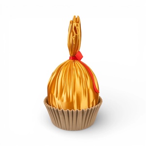 Aranyfényű Nyuszi Ajándékdoboz � Elegáns Húsvéti Meglepetés Tároló - ünnepi díszek, dekorációk - húsvéti díszek és dekorációk - húsvéti virágos díszek - Meska.hu