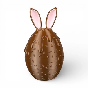 Olvadt csokoládé mintás húsvéti tojás tartó és édességtároló - ünnepi díszek, dekorációk - húsvéti díszek és dekorációk - húsvéti tojástartó - Meska.hu