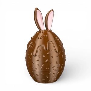Olvadt csokoládé mintás húsvéti tojás tartó és édességtároló - ünnepi díszek, dekorációk - húsvéti díszek és dekorációk - húsvéti tojástartó - Meska.hu