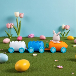 Húsvéti Nyuszi Expressz Édességtartó Vonat � Ünnepi Asztaldekoráció Gyerekeknek - ünnepi díszek, dekorációk - húsvéti díszek és dekorációk - húsvéti tojástartó - Meska.hu