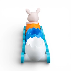 Húsvéti Nyuszi Expressz Édességtartó Vonat � Ünnepi Asztaldekoráció Gyerekeknek - ünnepi díszek, dekorációk - húsvéti díszek és dekorációk - húsvéti tojástartó - Meska.hu