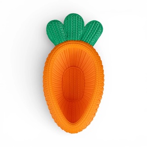 Kötött Mintázatú Narancssárga Répa Alakú Húsvéti Cukorkatartó Tálka - ünnepi díszek, dekorációk - húsvéti díszek és dekorációk - húsvéti tojástartó - Meska.hu