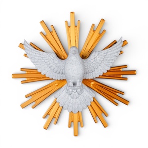 Szentlélek Galamb falidísz arany dicsfénnyel � A béke és az isteni jelenlét szimbóluma, Ünnepi díszek, dekorációk, Húsvéti díszek és dekorációk, Húsvéti asztaldíszek, Mindenmás, MESKA