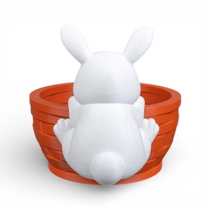 Ünnepi nyuszifészek asztali dekoráció és cukorkatartó - ünnepi díszek, dekorációk - húsvéti díszek és dekorációk - húsvéti tojástartó - Meska.hu