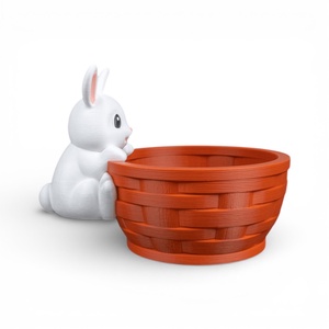 Ünnepi nyuszifészek asztali dekoráció és cukorkatartó - ünnepi díszek, dekorációk - húsvéti díszek és dekorációk - húsvéti tojástartó - Meska.hu