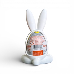 Kinder Tojástartó Nyuszi Figura � Kedves Ünnepi Keret a Meglepetésnek - ünnepi díszek, dekorációk - húsvéti díszek és dekorációk - húsvéti tojástartó - Meska.hu