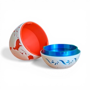 Elegáns tavaszi motívumos nyitható tároló tojás gyerekeknek és felnőtteknek - ünnepi díszek, dekorációk - húsvéti díszek és dekorációk - húsvéti asztaldíszek - Meska.hu