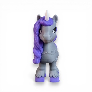 Éjszakai Csillagfény unikornis figura � holdfényes unikornis mozgatható végtagokkal - játék & sport - plüssállat & játékfigura - unikornis - Meska.hu