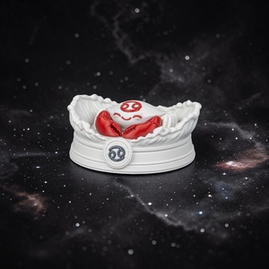 Rák csillagjegy asztali dísz � gondoskodást sugárzó horoszkóp szobor talapzattal - esküvő - dekoráció - asztaldísz - Meska.hu