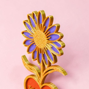 Személyre szabható örök gerbera asztali dísz Anyák napjára - otthon & életmód - virágdekoráció - virágdíszek - asztali virágdísz - Meska.hu