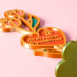 Személyre szabható örök tulipán asztali dísz Anyák napjára - otthon & életmód - virágdekoráció - virágdíszek - asztali virágdísz - Meska.hu